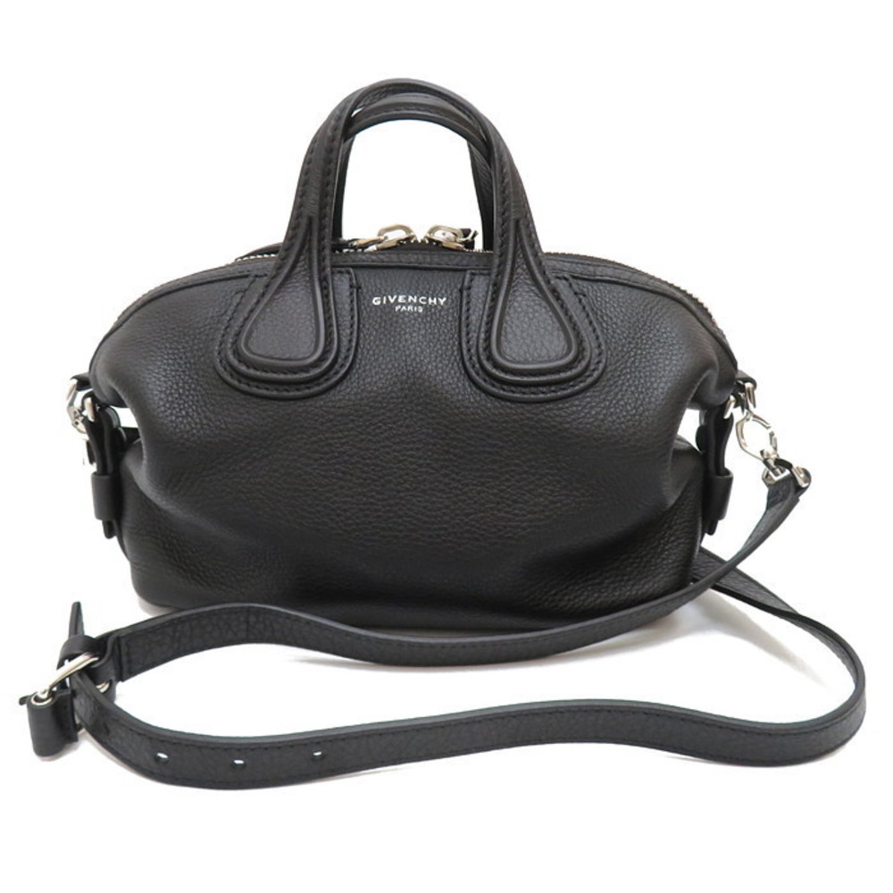 Givenchy MA H Shoulder Bag Leather Black